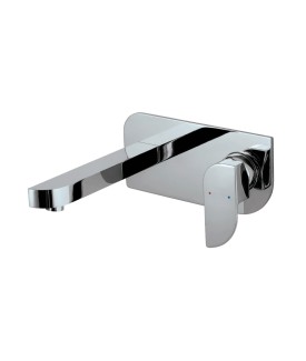 2 Hole Wall Mounted Basin Mixer - Chrome