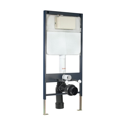 Pneumatic Single Piece Slim In-wall Cistern