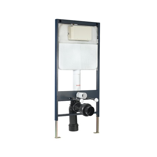 Pneumatic Single Piece Slim In-wall Cistern