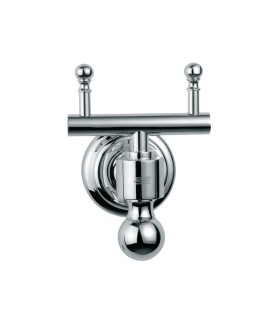 Double Robe Hook - Chrome