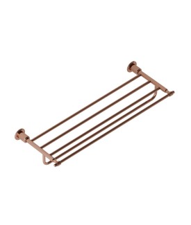 Towel Rack 600mm Long - Blush Gold PVD