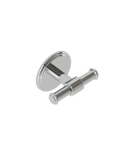 Double Robe Hook - Chrome