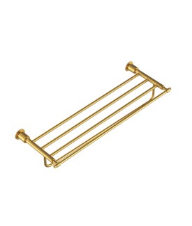 Towel Rack 600mm Long - Gold Bright PVD