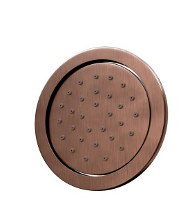 Tilting Round Bodytile 120mm - Antique Copper