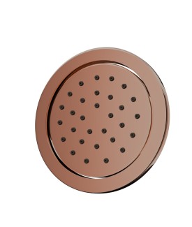 Tilting Round Bodytile 120mm - Blush Gold PVD