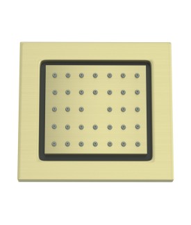 Tilting Rectangular Bodytile 130 X 120mm - Brass Matt