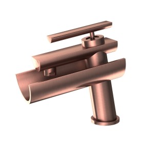 Single Lever Basin Mixer - Antique Copper