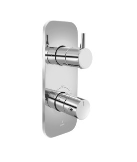 Aquamax 1 Outlet Thermostatic Shower Mixer Trim Kit - Chrome