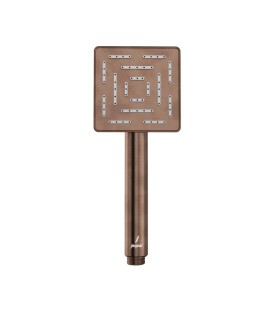 Maze Single Function 95X95mm Square Hand Shower - Antique Copper