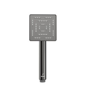 Maze Single Function 95X95mm Square Hand Shower - Black Chrome