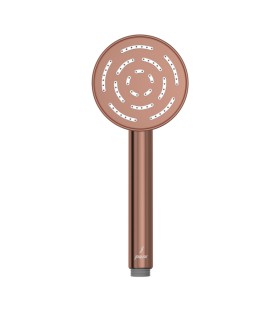 Maze Single Function 95mm Round Hand Shower - Blush Gold PVD