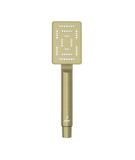 Single Function Rectangular Shape Maze Hand Shower - Brass Matt