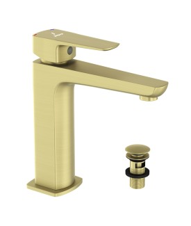 Mono Basin Mixer - Brass Matt