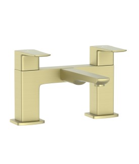 2 Hole H Type Bath Filler - Brass Matt