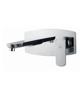 2 Hole Wall Mounted Basin Mixer - Chrome