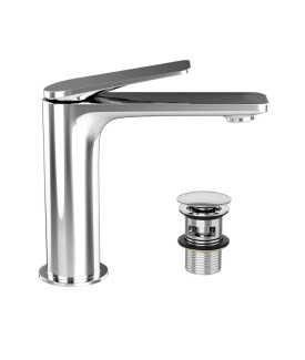 Semi Extended Mono Basin Mixer - Chrome