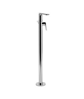 Exposed Parts of Floor Mounted Single Lever Bath Mixer - Chrome