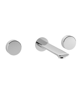 Exposed Part Kit of In-wall 3-Hole Basin Mixer - Chrome