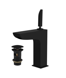 Joystick Basin Mixer - Black Matt