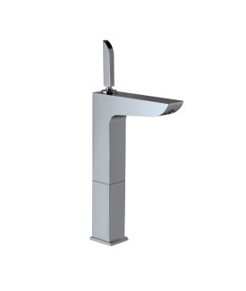 Joystick High Neck Basin Mixer - Chrome