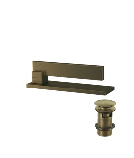 Single Lever Basin Mixer - Antique Bronze