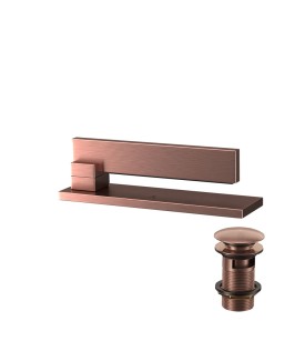 Single Lever Basin Mixer - Antique Copper