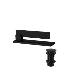 Single Lever Basin Mixer - Black Matt