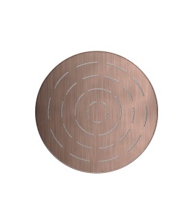 Maze Single Function 300mm Round Showerhead - Antique Copper