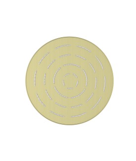 Maze Single Function 300mm Round Showerhead - Brass Matt