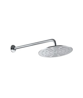 Maze Single Function 300mm Round Showerhead - Chrome