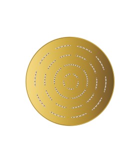 Maze Single Function 300mm Round Showerhead - Gold Bright PVD