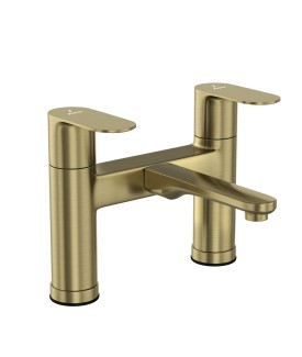 2 Hole H Type Bath Filler - Antique Bronze