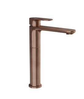 Extended Mono Basin Mixer - Antique Copper