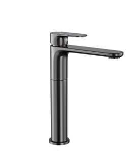 Extended Mono Basin Mixer - Black Chrome