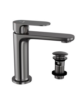 Mono Basin Mixer - Black Chrome