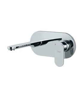 2 Hole Wall Mounted Basin Mixer - Chrome