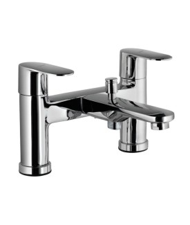 2 Hole H Type Bath and Shower Mixer - Chrome