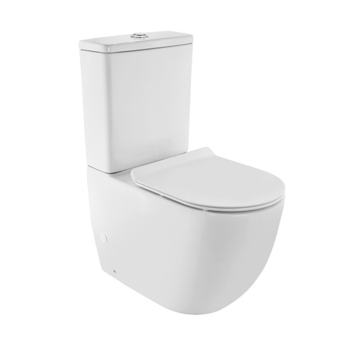 Rimless Bowl With Cistern For Coupled WC