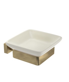 Quadra Soap Dish - Antique Bronze