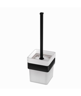 Toilet Brush and Holder - Black Matt