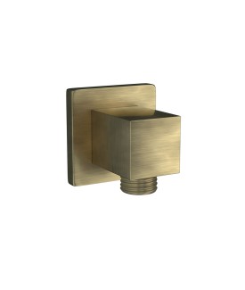 Square Wall Outlet - Antique Bronze