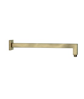 Square Shower Arm, 600mm - Antique Bronze