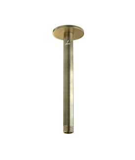 Round Ceiling Shower Arm 100mm - Antique Bronze