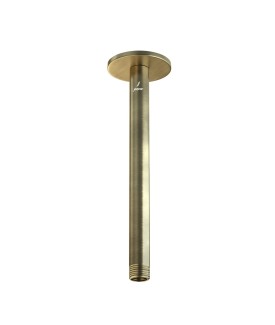 Round Ceiling Shower Arm 280mm - Antique Bronze