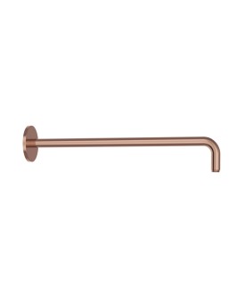 Round Shower Arm 300mm - Blush Gold PVD