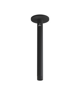 Round Ceiling Shower Arm 100mm - Black Matt