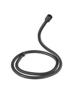 Plastic Coated Shower Hose-Black Matt