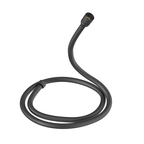 Plastic Coated Shower Hose-Black Matt