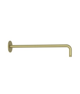 Round Shower Arm 600mm - Brass Matt