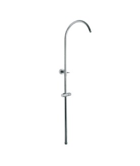 Exposed Shower Pipe for Bath & Shower Mixer - Chrome